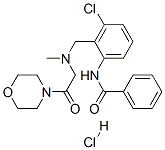 N-[3-chloro-2-[[methyl[2-morpholino-2-oxoethyl]amino]methyl]phenyl]benzamide hydrochloride|