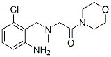 4-[[[(2-amino-6-chlorophenyl)methyl]methylamino]acetyl]morpholine|