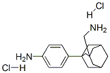 4-[3-(aminomethyl)-1-adamantyl]aniline dihydrochloride 结构式