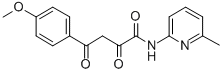 알파,감마-디옥소-4-메톡시-N-(6-메틸-2-피리디닐)벤젠부탄아미드