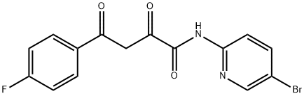 180537-77-3 N-(5-bromo-pyridin-2-yl)-4-(4-fluorophenyl)-
2,4-dioxo-butyramide