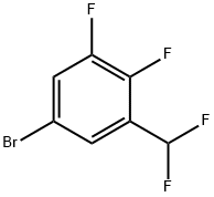 5-bromo-1-(difluoromethyl)-2,3-difluorobenzene,1805422-92-7,结构式