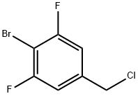 4-Bromo-3,5-difluorobenzyl chloride Struktur