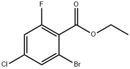 Ethyl 2-bromo-4-chloro-6-fluorobenzoate Structure