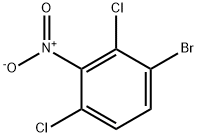 1-Bromo-2,4-dichloro-3-nitrobenzene 化学構造式