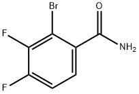 2-Bromo-3,4-difluorobenzamide Struktur