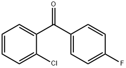 2-クロロ-4'-フルオロ[1,1'-カルボニルビスベンゼン] 化学構造式