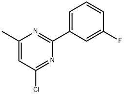 4-클로로-2-(3-플루오로페닐)-6-메틸피리미딘