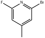 2-溴-4-甲基-6-氟吡啶,180608-37-1,结构式