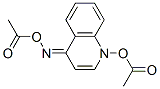 1-acetoxy-4-acetoxyimino-1,4-dihydroquinoline Structure