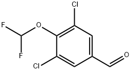 3,5-Dichloro-4-(difluoromethoxy)benzaldehyde Structure