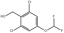 2,6-二氯-4-(二氟甲氧基)苄醇, 1806276-05-0, 结构式