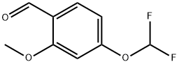 4-Difluoromethoxy-2-methoxybenzaldehyde 结构式