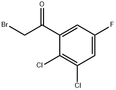 2',3'-Dichloro-5'-fluorophenacyl bromide Struktur