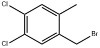 4,5-Dichloro-2-methylbenzyl bromide Structure