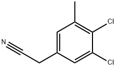 3,4-Dichloro-5-methylphenylacetonitrile,1806284-83-2,结构式