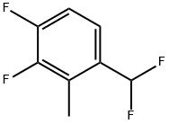 3,4-ジフルオロ-2-メチルベンゾジフルオリド 化学構造式
