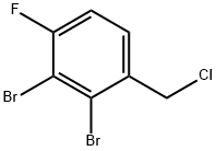 2,3-Dibromo-4-fluorobenzyl chloride Structure