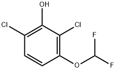 2,6-Dichloro-3-(difluoromethoxy)phenol Structure