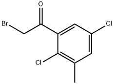 2',5'-Dichloro-3'-methylphenacyl bromide Structure