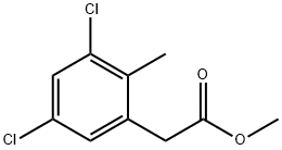 Methyl 3,5-dichloro-2-methylphenylacetate Structure