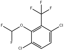 3,6-Dichloro-2-(difluoromethoxy)benzotrifluoride Structure