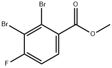 Methyl 2,3-dibromo-4-fluorobenzoate 化学構造式