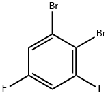 1,2-Dibromo-5-fluoro-3-iodobenzene Struktur