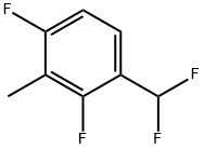 2,4-Difluoro-3-methylbenzodifluoride Structure