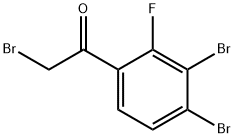 3',4'-Dibromo-2'-fluorophenacyl bromide Structure