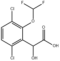 3,6-Dichloro-2-(difluoromethoxy)mandelic acid Structure
