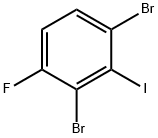1,3-Dibromo-4-fluoro-2-iodobenzene Structure