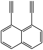 1,8-ジエチニルナフタレン 化学構造式