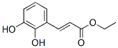 2-Propenoicacid,3-(2,3-dihydroxyphenyl)-,ethylester,(2E)-(9CI) Structure