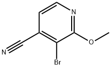 3-Bromo-2-methoxyisonicotinonitrile Structure