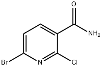 6-溴-2-氯烟酰胺 结构式
