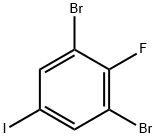 1,3-二溴-2-氟-5-碘苯, 1807033-57-3, 结构式