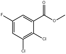 Methyl 2,3-dichloro-5-fluorobenzoate 结构式