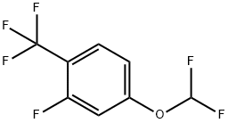 4-Difluoromethoxy-2-fluorobenzotrifluoride Structure