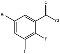 5-Bromo-2,3-difluorobenzoyl chloride Structure