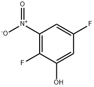 2,5-二氟-3-硝基苯酚,1807175-96-7,结构式