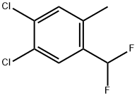 4,5-Dichloro-2-methylbenzodifluoride Structure