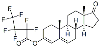 3-Hydroxyandrosta-3,5-dien-17-one heptafluorobutyrate Structure