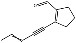 180725-15-9 1-Cyclopentene-1-carboxaldehyde, 2-(3-penten-1-ynyl)- (9CI)