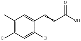 2,4-Dichloro-5-methylcinnamic acid Structure