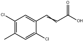 2,5-Dichloro-4-methylcinnamic acid Structure