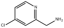 4-クロロ-2-ピリジンメタンアミン 化学構造式