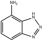 1H-1,2,3-苯并三唑-4-胺盐酸盐, 18076-61-4, 结构式