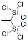 ethylidenebis[trichlorosilane] ,18076-92-1,结构式