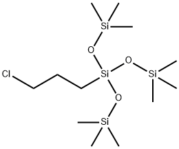 3-CHLOROPROPYLTRIS(TRIMETHYLSILOXY)SILANE Struktur